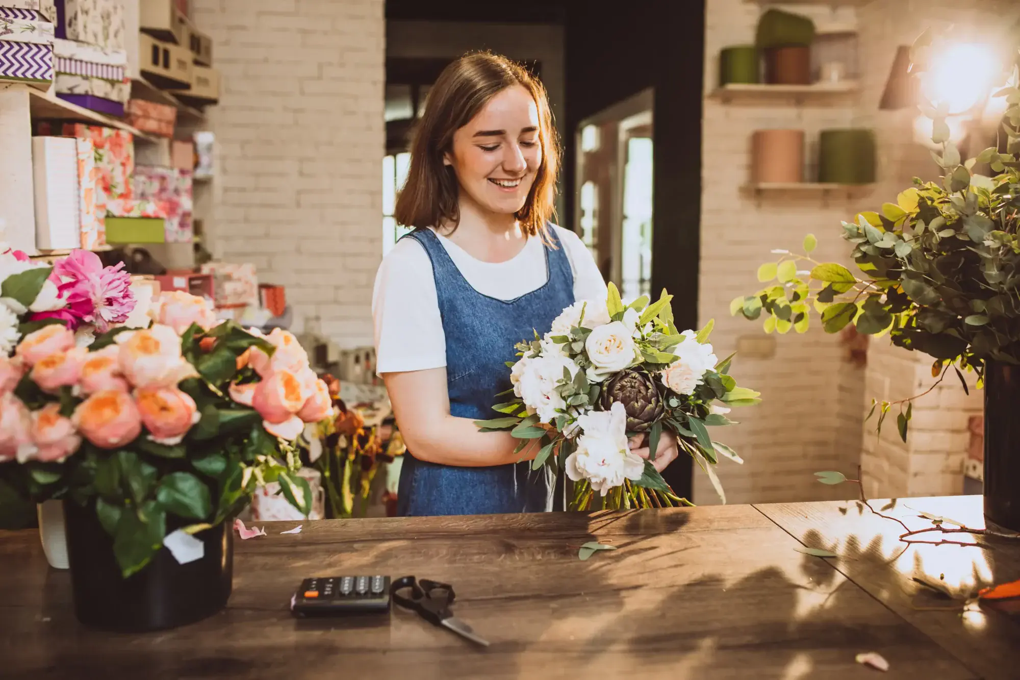 client covered by flower shop insurance