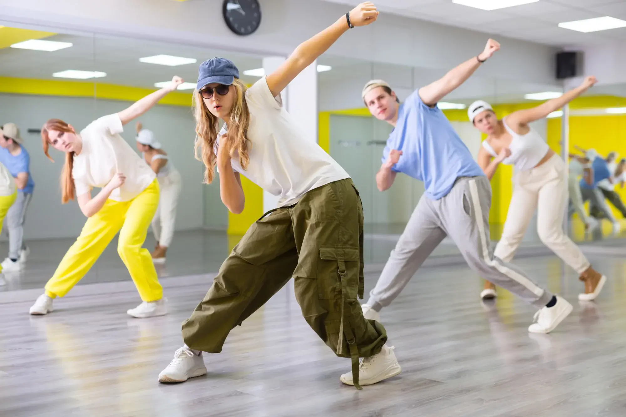 hip hop dancers covered by dance studio insurance